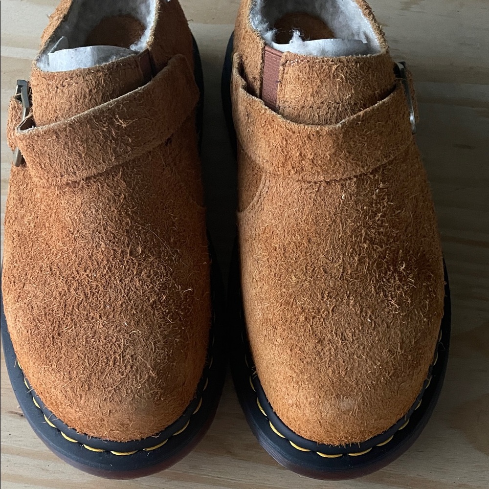 Dr. Martens Men's Brown Suede Boots